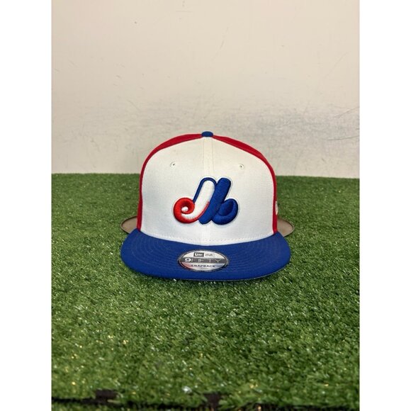 Montreal Expos hat cap snap back blue red new era 9fifty cooperstown collection - Picture 1 of 10